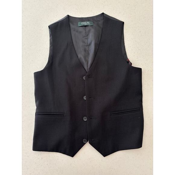Paisley london Jackets & Blazers - Vintage Paisley London Black Waistcoat Vest Women’s US 14
Tailored Button Front